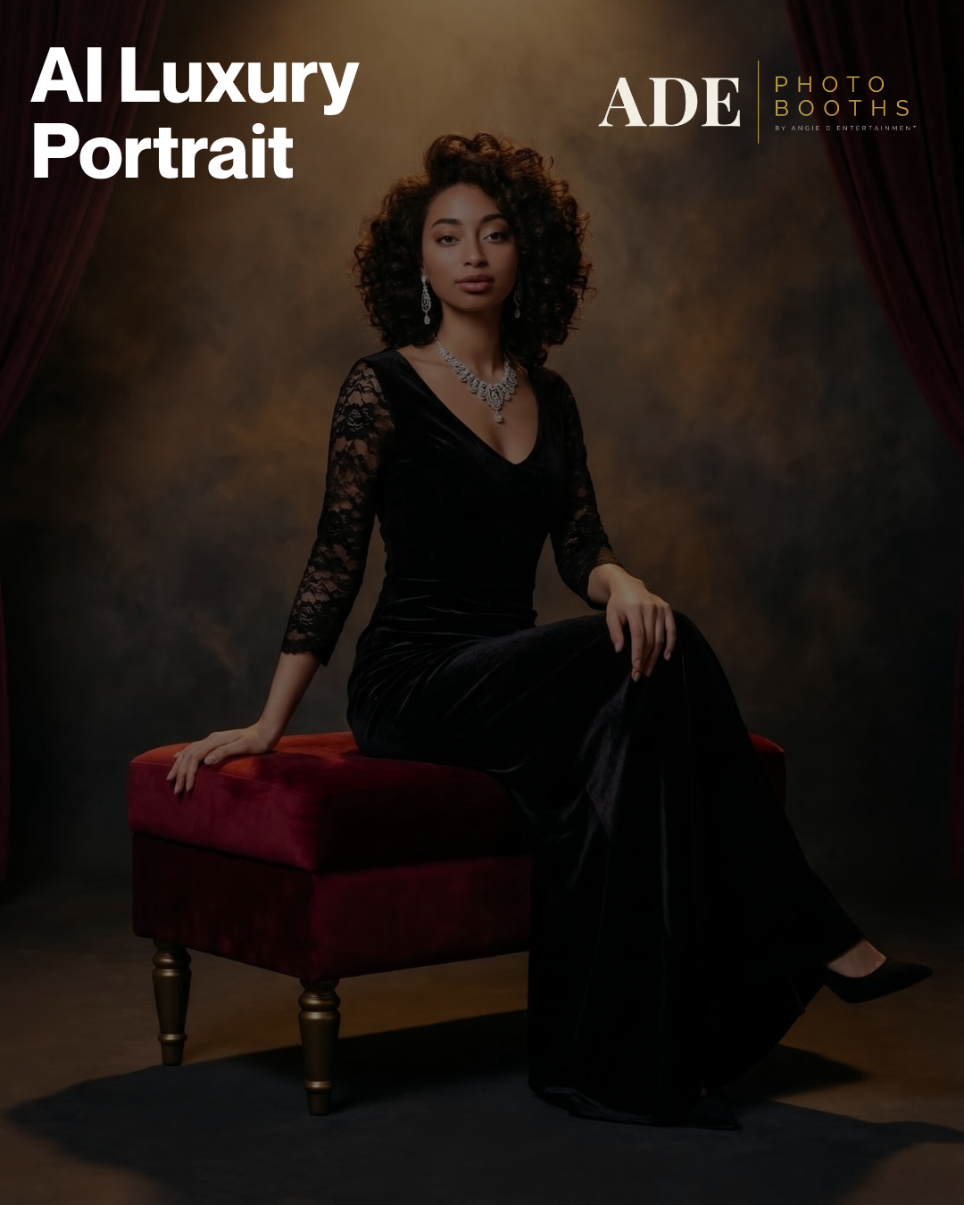 AI Luxury Portrait created by ADE Photo Booths
